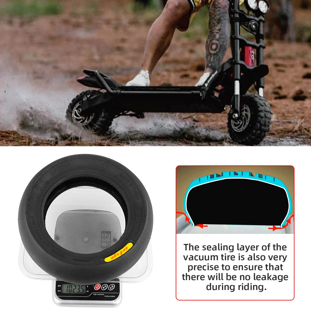 ULIP 11 Inch Semi-Slick High Grip Tubeless Tire for Dualtron Thunder Kaabo Wolf Warrior Electric Scooter Semi-Hot Melt Bald Tyre
