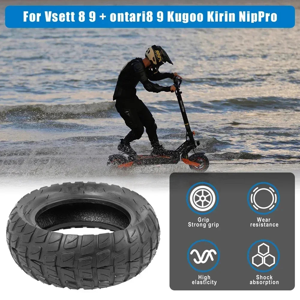 8.5x3.0 Pneumatic Electric Scooter Outer Tire for Vsett 8 9+ Zero 8 9 Kugoo Kirin G2 Pro 8 1/2x2(50-134) Inflatable Tyre 8.5Inch