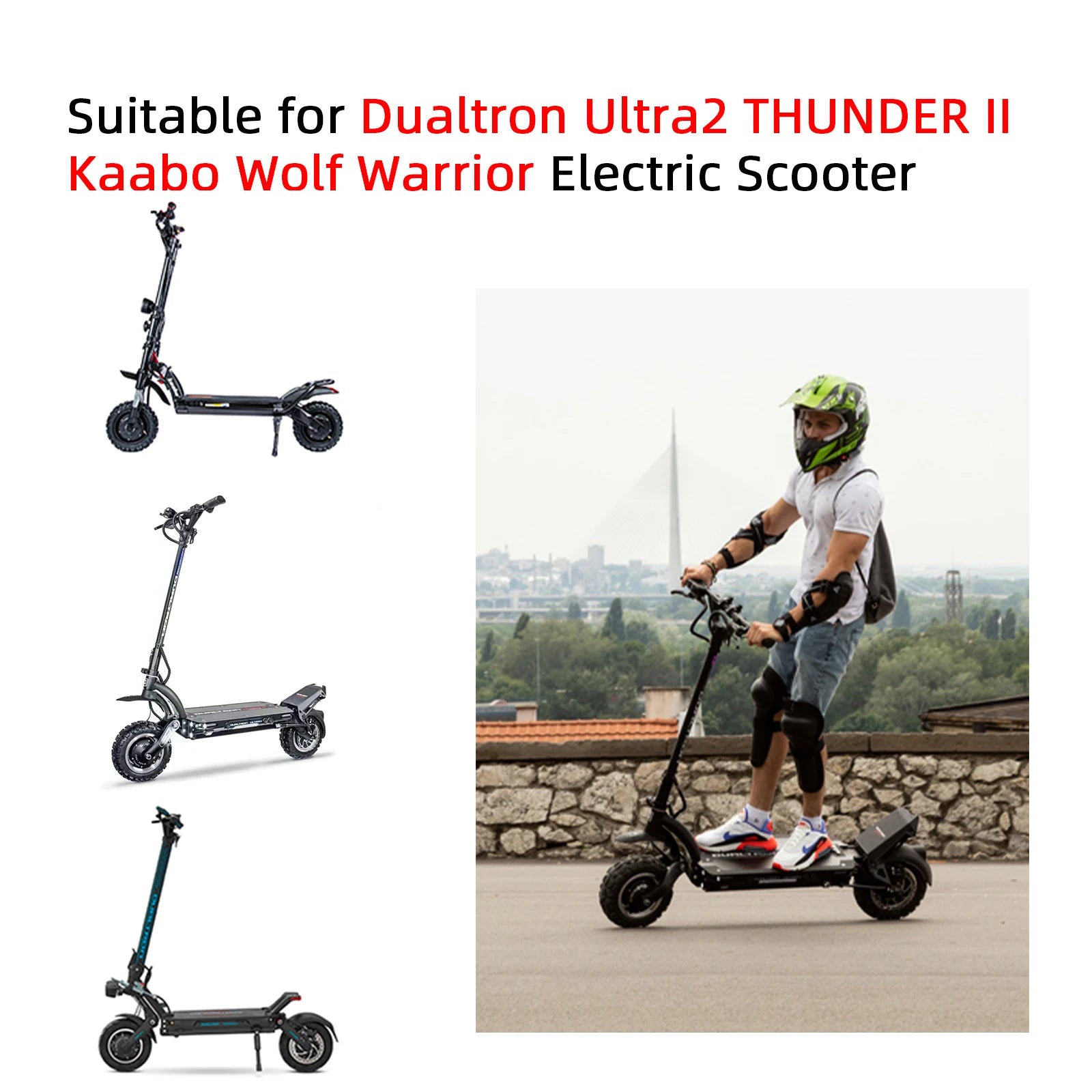 Ulip 11 Inch 100/55-6.5 Self-healing Tubeless Tire For Electric Scooter Front & Rear Built Self-repair Glue Explosion-Proof Tyre