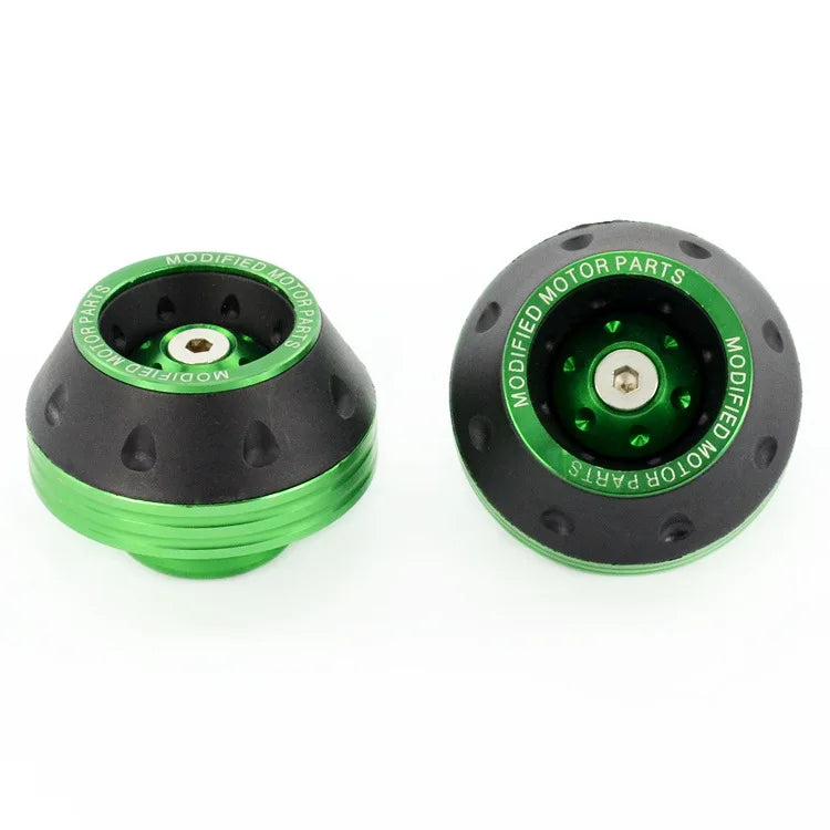 New Universal Motorcycle Wheel Protection Crash Pad Motorbike Crash Protectors Alloy Motocross Falling Front Fork Slider Cups