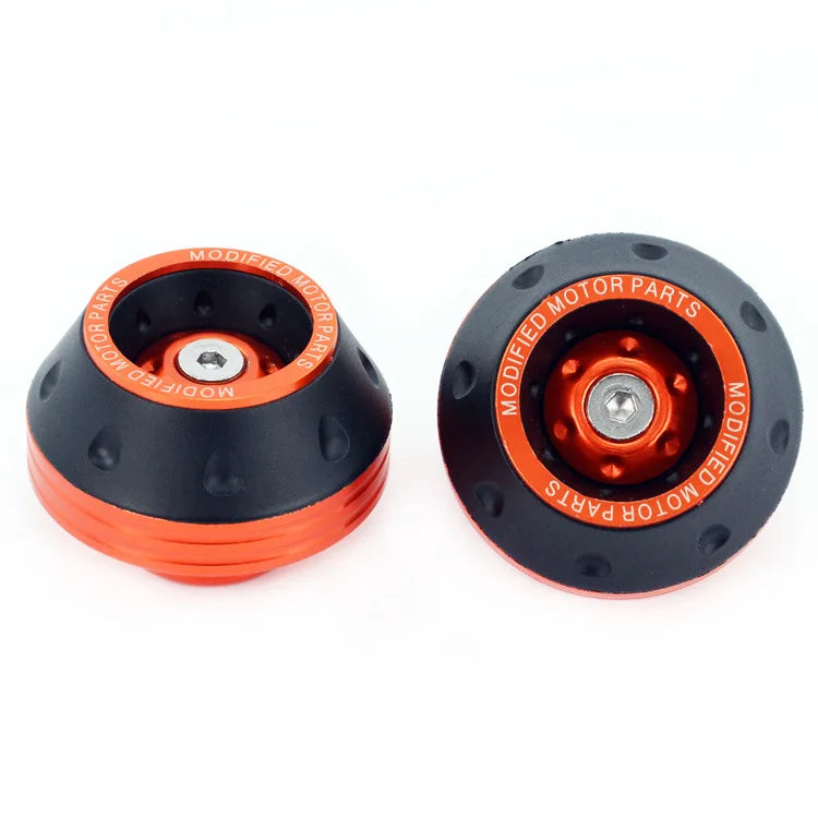 New Universal Motorcycle Wheel Protection Crash Pad Motorbike Crash Protectors Alloy Motocross Falling Front Fork Slider Cups