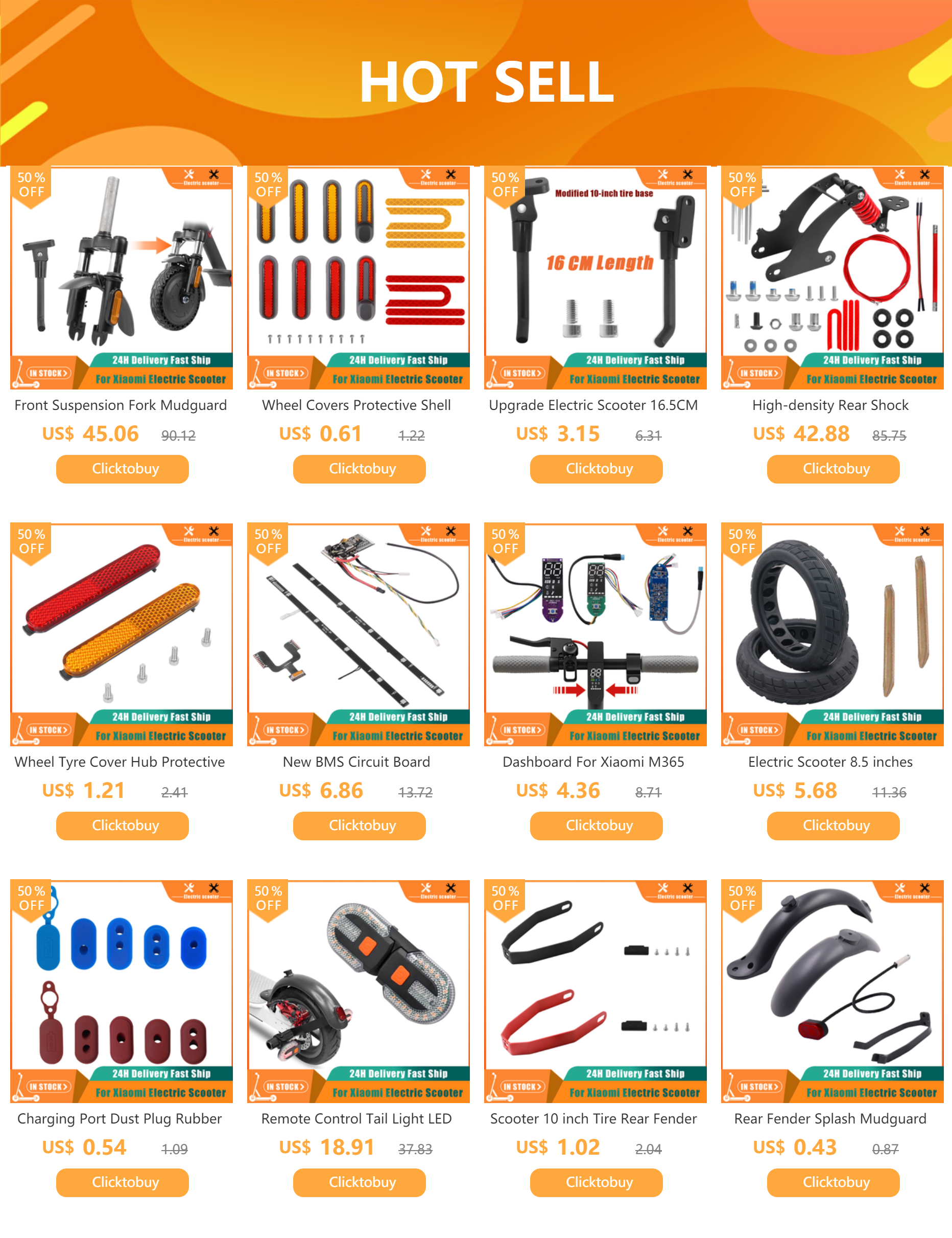 Handle Brake Lever for Xiaomi M365 1S Pro 2 Electric Scooter Grips Protectors Anti-Skid Brake Handle Cover Silicone Sleeve Parts