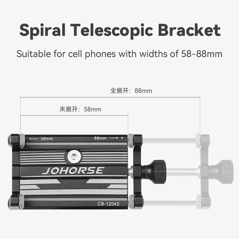 Motorcycle Phone Holder Electric Bicycle Smartphone CNC Aluminum Alloy Bracket Four Claws  Bike Phone Stand for iPhone Samsung