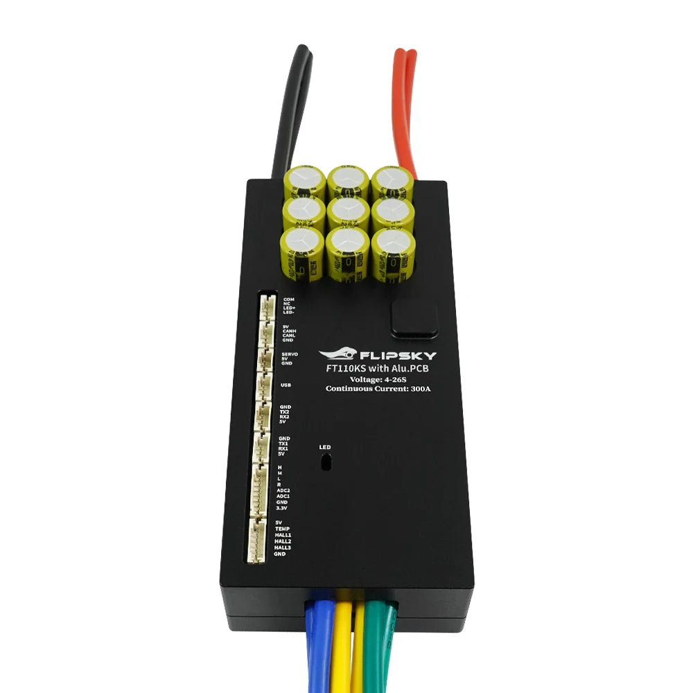 Flipsky FT110KS High Voltage ESC 110V 300A With Aluminum PCB NON-VESC For Electric Skateboard Scooter Ebike Speed Controller