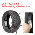 Ulip 11 Inch 100/55-6.5 Self-healing Tubeless Tire For Electric Scooter Front & Rear Built Self-repair Glue Explosion-Proof Tyre