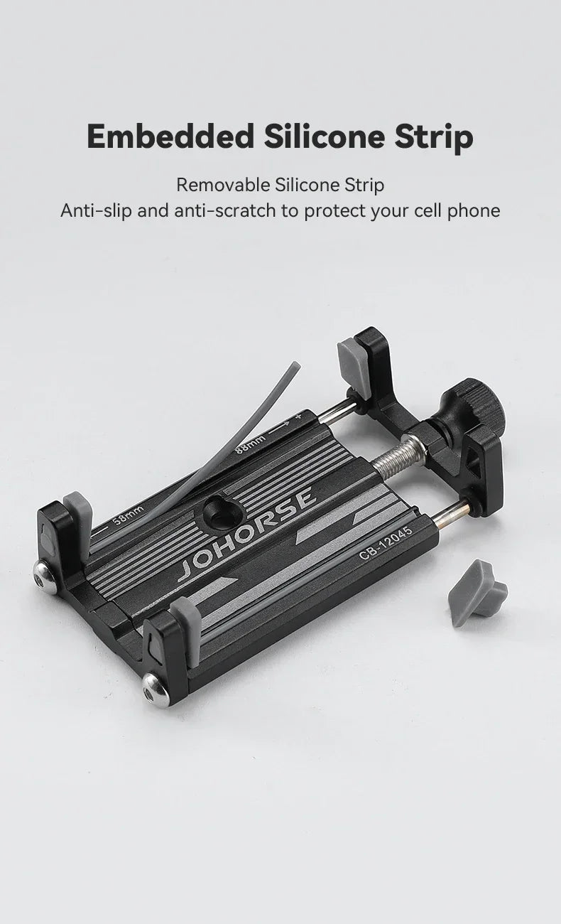 Motorcycle Phone Holder Electric Bicycle Smartphone CNC Aluminum Alloy Bracket Four Claws  Bike Phone Stand for iPhone Samsung