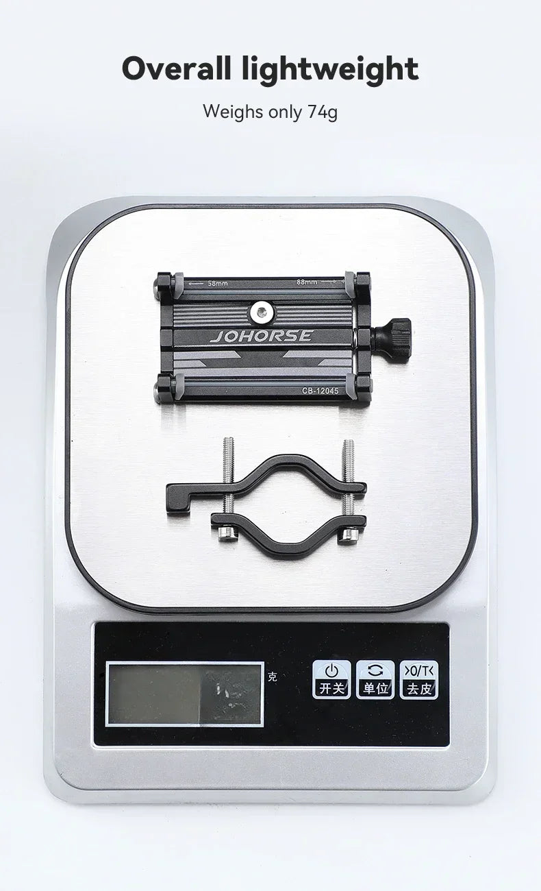 Motorcycle Phone Holder Electric Bicycle Smartphone CNC Aluminum Alloy Bracket Four Claws  Bike Phone Stand for iPhone Samsung