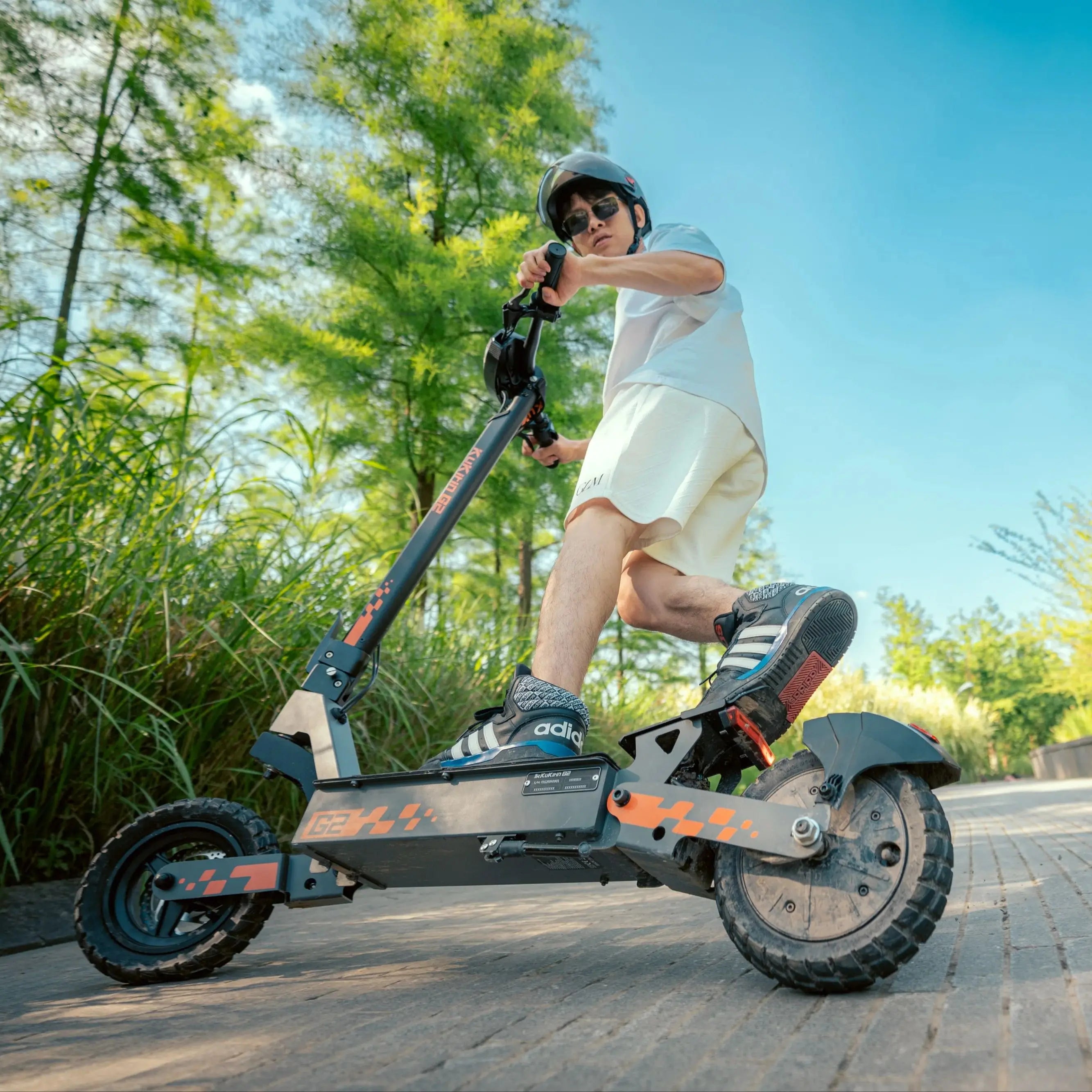 Kukirin G2 Foldable Electric Scooter 800W Brushless Motor 48V 15.6Ah Battery 10-inch Tire 45km/h Max Speed 55km Range