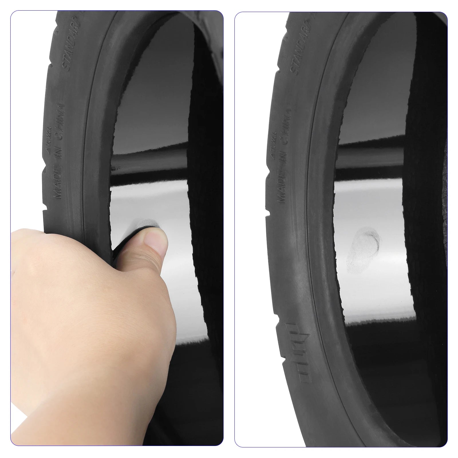 Ulip 11 Inch 100/55-6.5 Self-healing Tubeless Tire For Electric Scooter Front & Rear Built Self-repair Glue Explosion-Proof Tyre