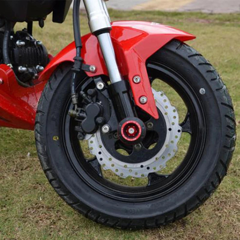 New Universal Motorcycle Wheel Protection Crash Pad Motorbike Crash Protectors Alloy Motocross Falling Front Fork Slider Cups